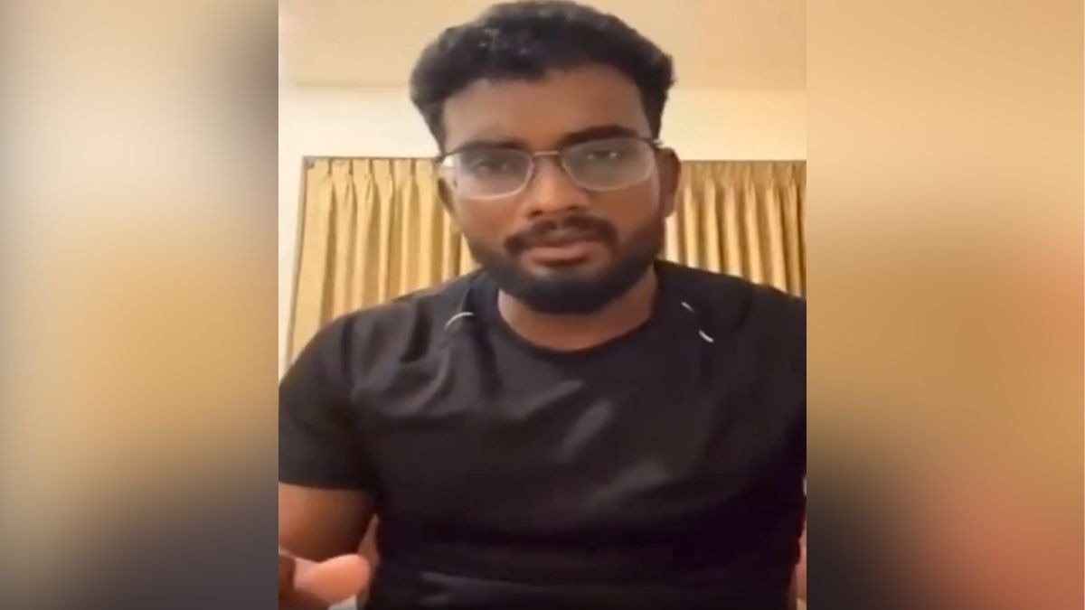 वी. हरीश ने जारी किया था वीडियो. (Photo: Screengrab)