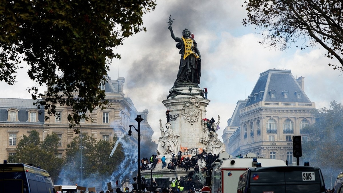 फ्रांस प्रोटेस्ट पर UN ने क्या कहा (Photo: AFP)