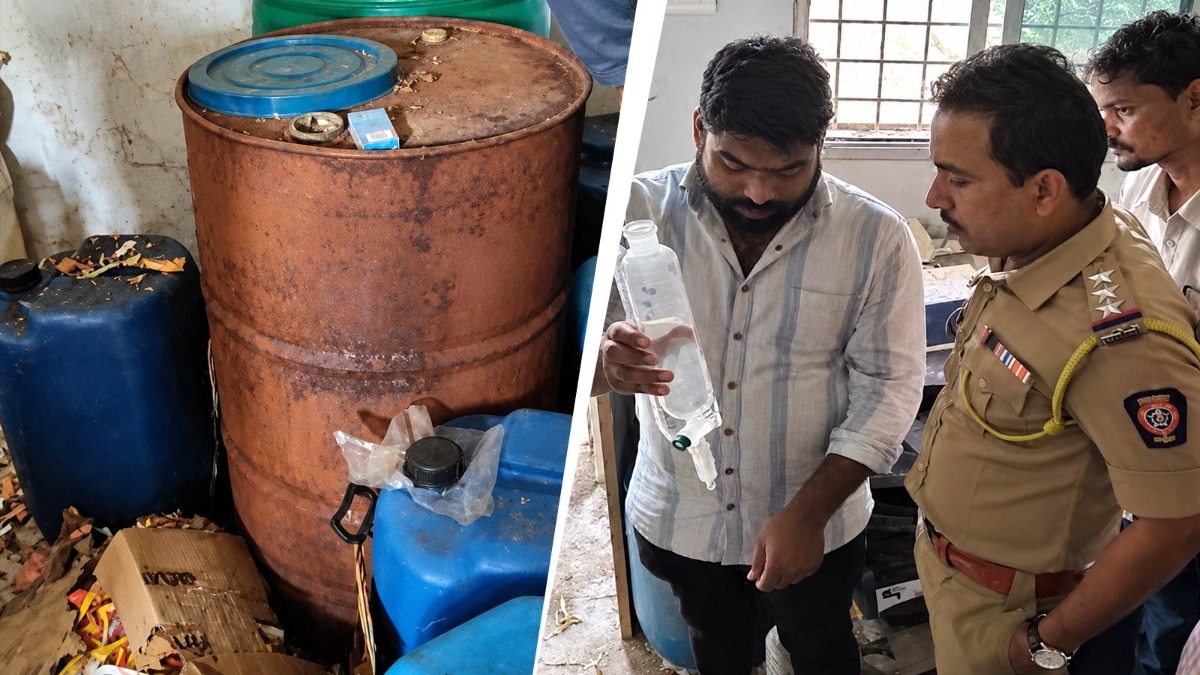 महाराष्ट्र के पोल्ट्री फार्म में चल रही थी ड्रग्स फैक्ट्री. (Photo: Screengrab)