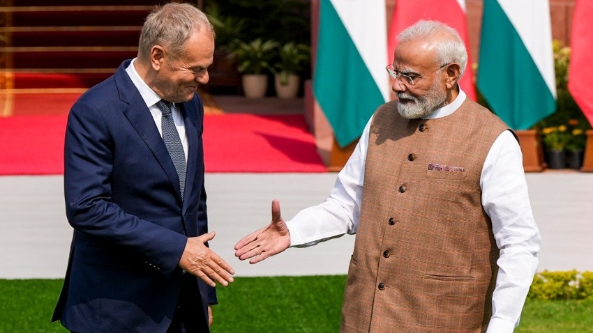 पीएम नरेंद्र मोदी, डोनाल्ड टस्क. (Photo- PTI)