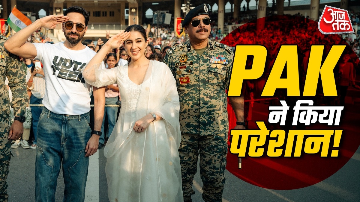 PAK interrupted sara ayushmann at wagah border