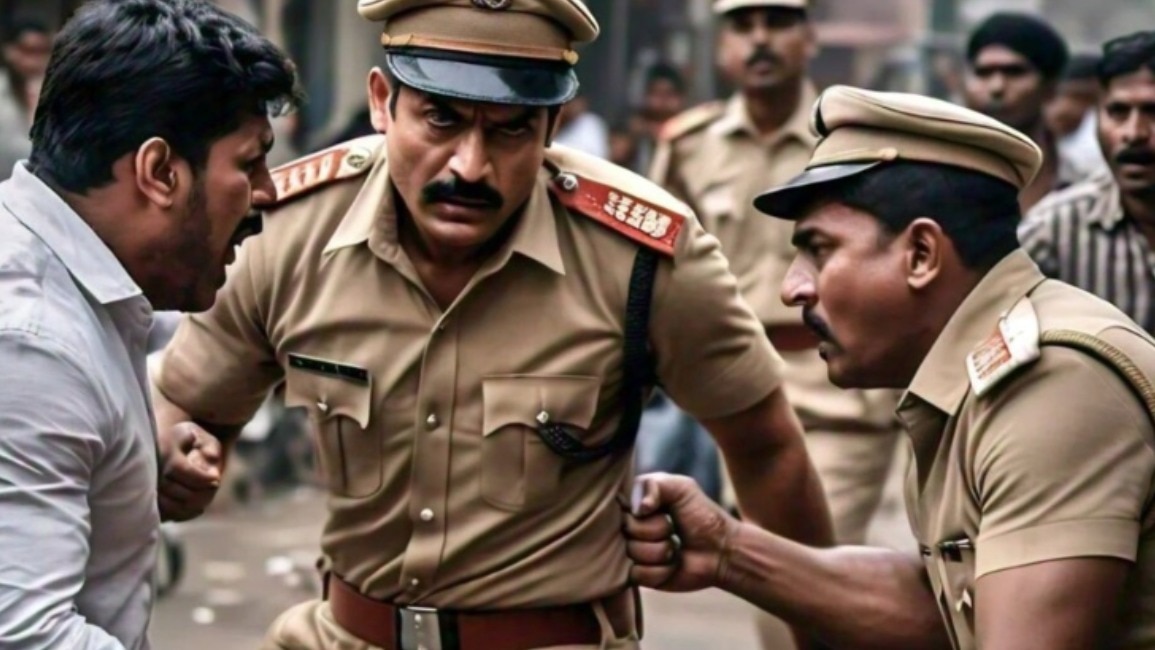 होटल में डॉक्टर ने पुलिसकर्मियों से मारपीट की (AI-Generated)