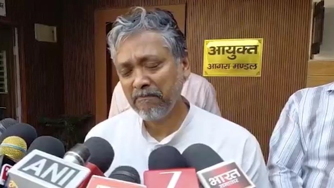आकाश अग्रवाल ने चुनाव प्रक्रिया पर सवाल उठाए. (Photo- ITGD)