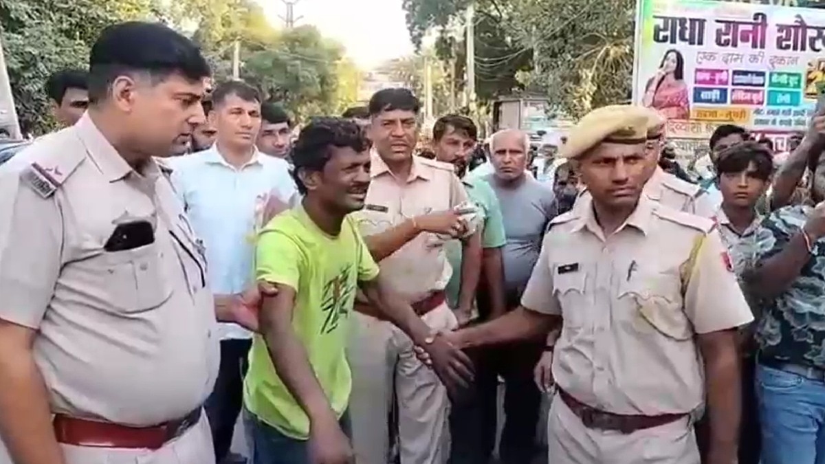 बच्चे की बलि देने की कोशिश करने वाला गिरफ्तार. (Photo: Screengrab)