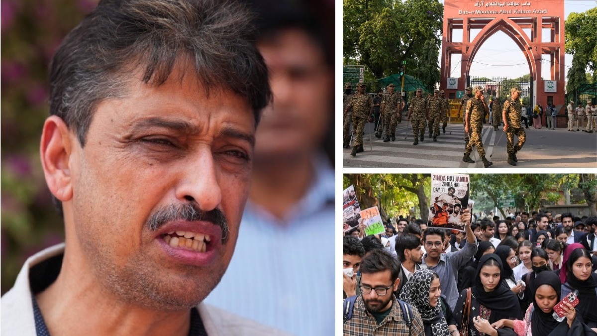 इमरान मसूद जामिया छात्रों का समर्थन करने पहुंचे थे. (Photo- PTI)