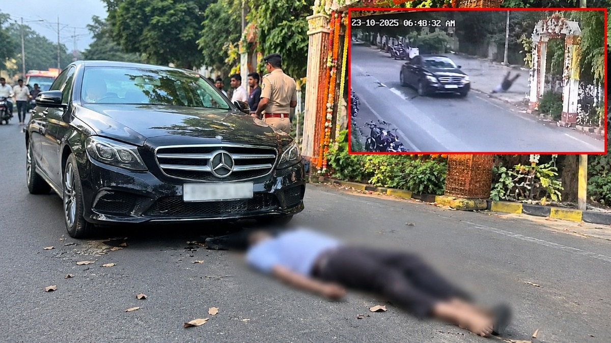 फरार ड्राइवर की तलाश में जुटी पुलिस.(Photo: AI-generated)