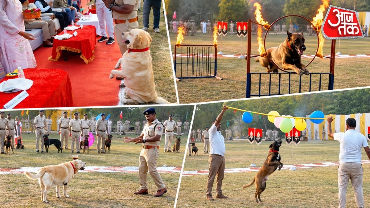 RPF dogs showcased amazing stunts