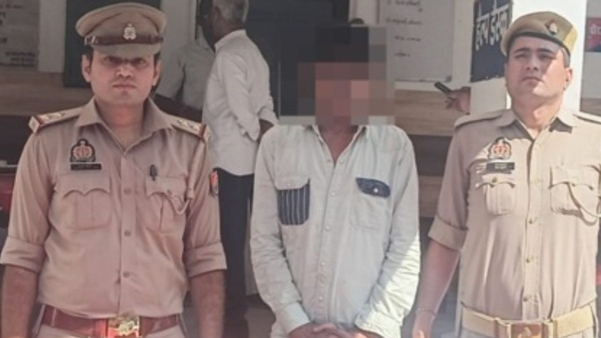 धामपुर में नेशनल हाईवे पर चाय का ठेला लगाने वाला नौशाद गिरफ्तार (photo:itg)