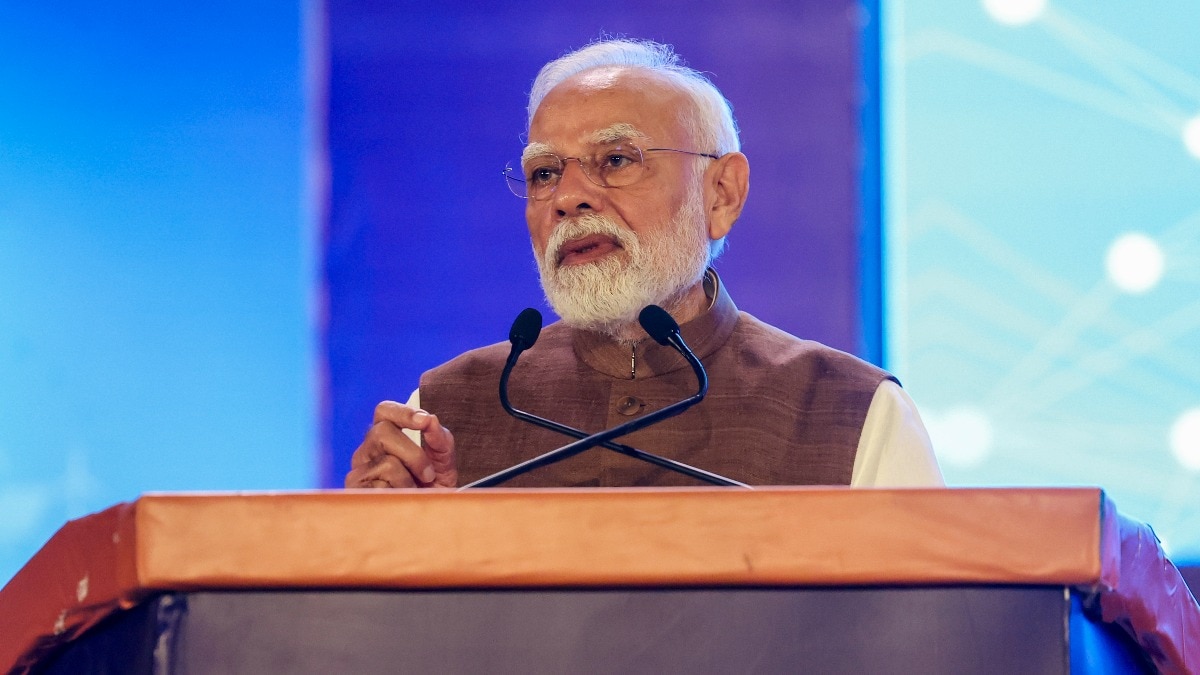 प्रधानमंत्री नरेंद्र मोदी ने नई दिल्ली में इमर्जिंग साइंस, टेक्नोलॉजी एंड इनोवेशन कॉन्क्लेव को संबोधित किया (Photo: PTI)