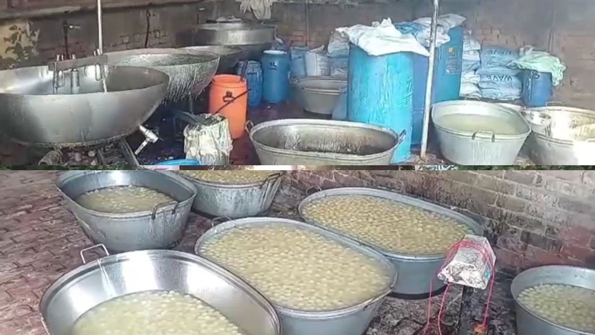 गंदगी के बीच बन रहा था 500 किलो माल(Photo:itg)
