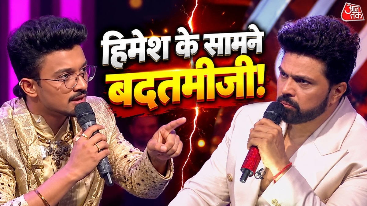 हिमेश ने किसे लगाई डांट (Photo: Screengrab)