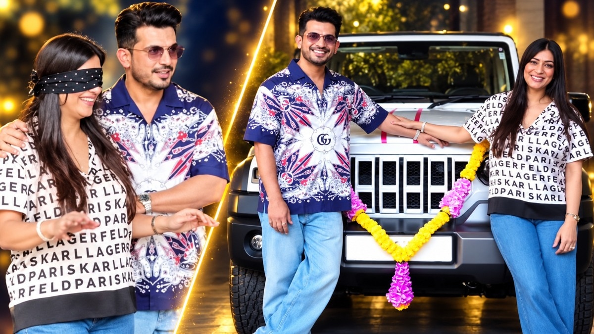 Arjun bijlani bought new car for wife on karwa chauth