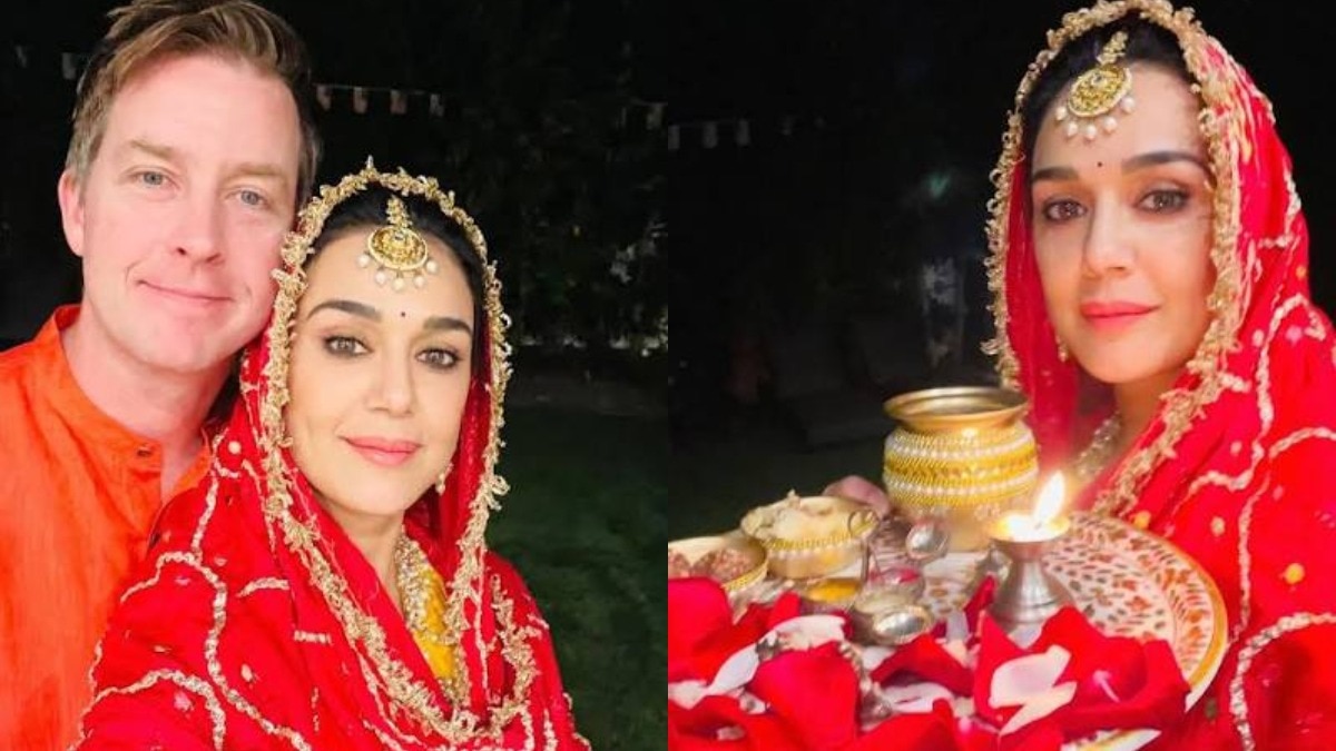 प्रीति जिंटा का करवा चौथ (Photo: Instagram @preity_zinta)