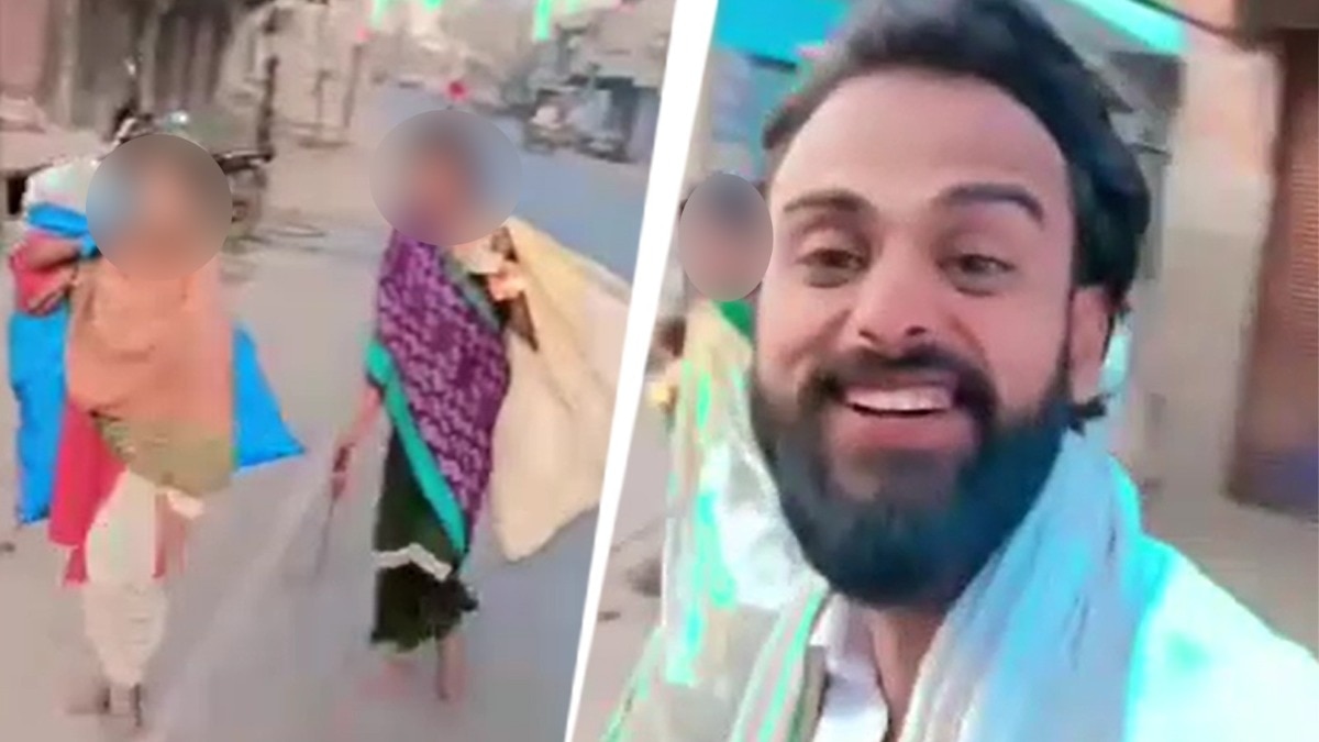 छेड़छाड़ का आरोपी गिरफ्तार. (Photo: Screengrab)