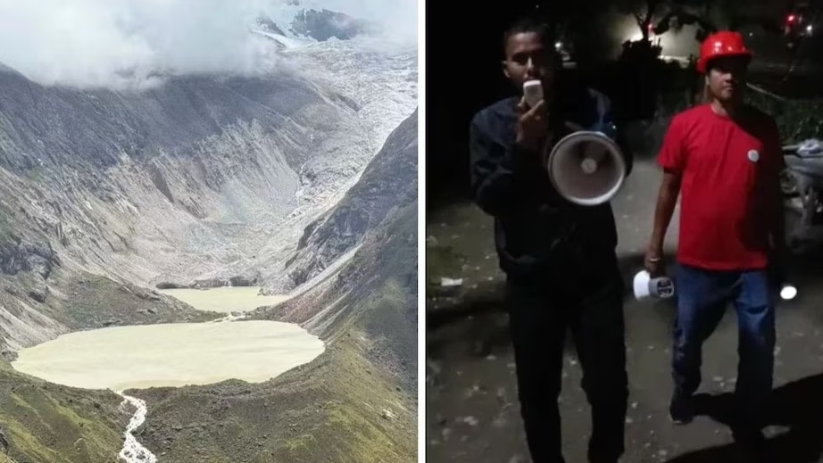 भूटान में ग्लेशियल झील फटने से संकोश नदी के किनारे के गांव खाली करा लिए गए हैं