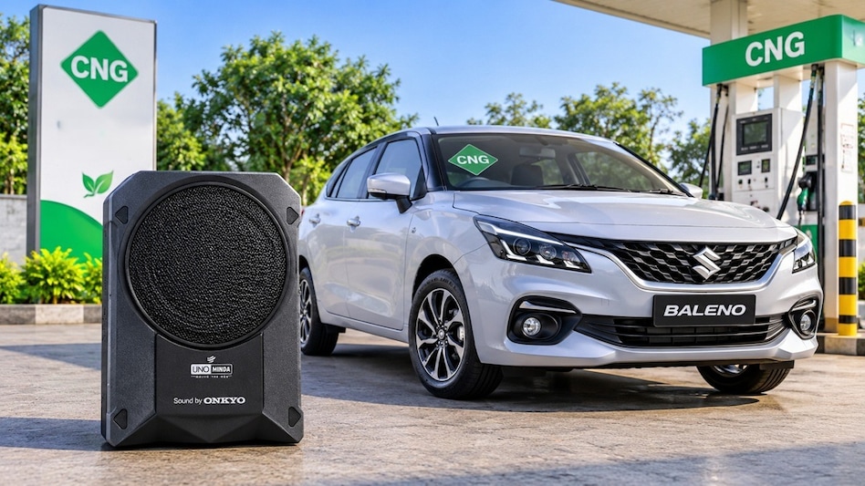 Uno Minda introduced a special subwoofer that is installed under the car seat