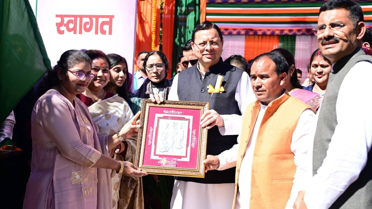 मुख्यमंत्री पुष्कर सिंह धामी ने श्रीनगर में 9.13 करोड़ की 9 विकास योजनाओं का किया लोकार्पण-शिलान्यास.(Photo- @pushkardhami )