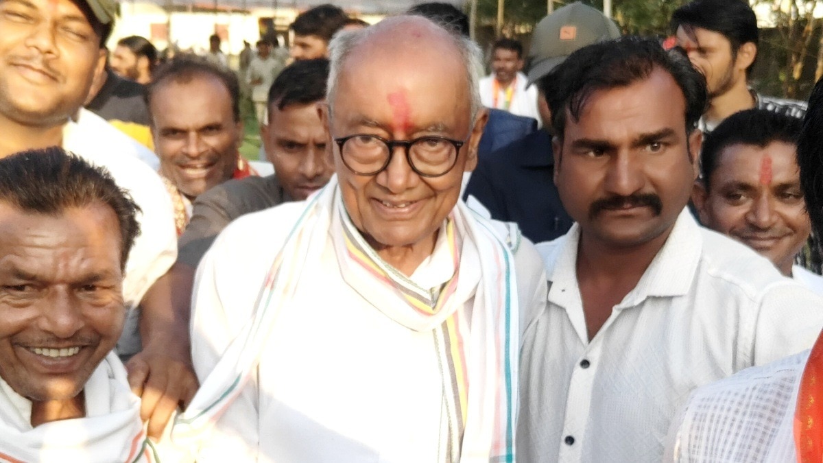 दिग्विजय सिंह की सनातन स्वाभिमान यात्रा.(Photo:ITG)