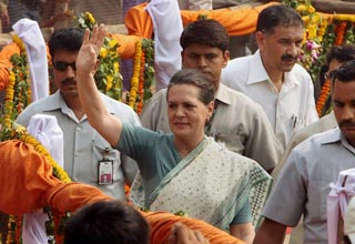 सोनिया गांधी की रैली