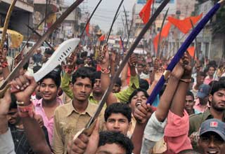 बजरंग दल के कार्यकर्ता