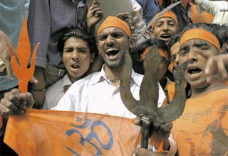 बजरंग दल के कार्यकर्ता