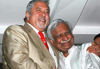 विजय माल्‍या और नरेश गोयल