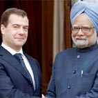 दमित्री मेदवेदेव- मनमोहन सिंह