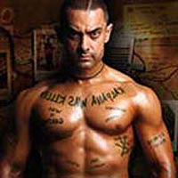 आमिर गजनी लुक में