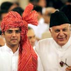 सचिन पायलट, फारुख अब्‍दुल्‍ला