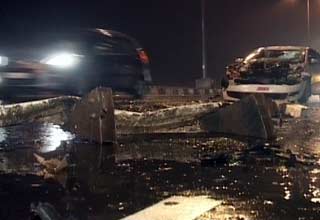 मयूर बिहार के पास रोड़ एक्‍सीडेंट