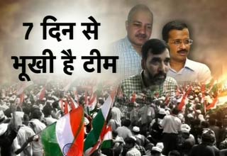 टीम अन्ना का अनशन