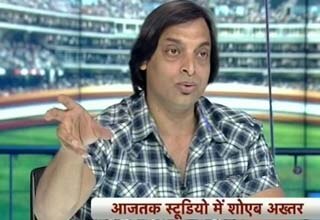 Shoib Akhtar on Aajtak