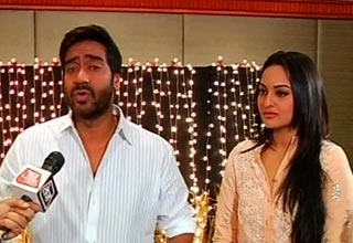 अजय देवगन और सोनाक्षी सिन्‍हा