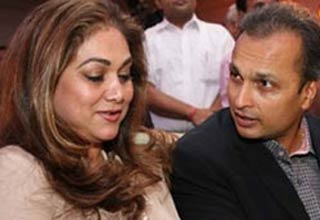 टीना और अनिल अंबानी