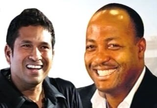 ब्रायन लारा और सचिन तेंदुलकर