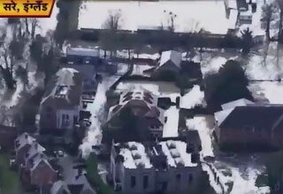 ईंग्‍लैंड में पानी ही पानी