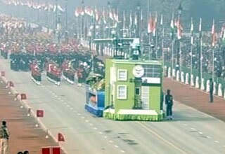 राजपथ पर निकली झांकियां