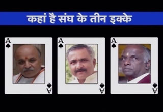 प्रवीण तोगड़िया, संजय जोशी और गोविंदाचार्य