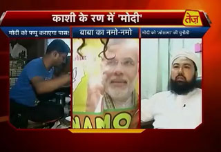 बनारस में मोदी के रंग