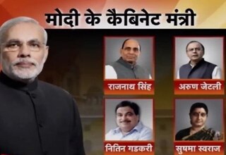 मोदी के कैबिनेट मंत्री
