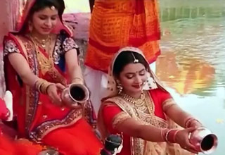 अक्षरा के परिवार ने मनाया गणगौर