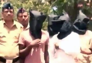 पुलिस गिरफ्त में लूटपाट करने वाला गैंग