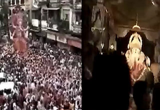 देशभर  में गणपति विसर्जन की धूम