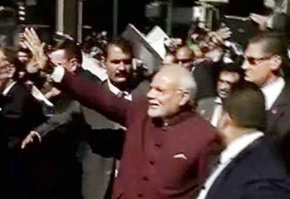 अमेरिका में गूंज रहे मोदी-मोदी के नारे