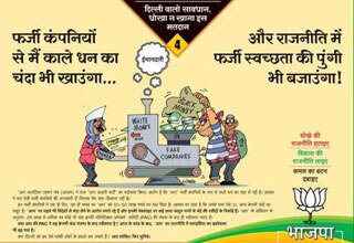 BJP का नया पोस्टर वार