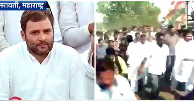सरकार ने किसानों को बेसहारा छोड़ा: राहुल गांधी