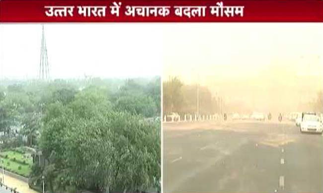 दिल्ली-एनसीआर में धूल भरी आंधी
