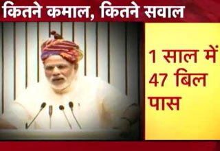 देखें मोदी सरकार के एक साल का पूरा रिपोर्ट कार्ड
