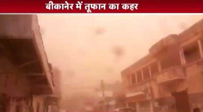 दिल्ली से राजस्थान तक तूफान ही तूफान