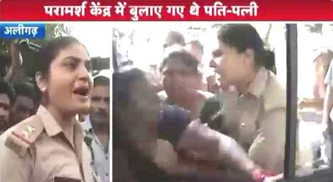 लेडी दारोगा की दबंगई